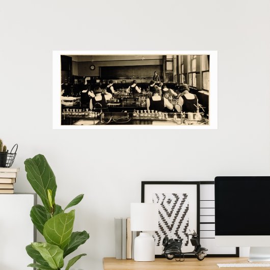 Wetenschapsles op de London Grammar School voor Gi Poster (Thuiskantoor)