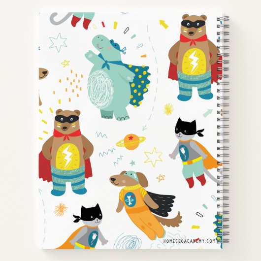  wetenschapslessen notebook notitieboek (Achterkant)