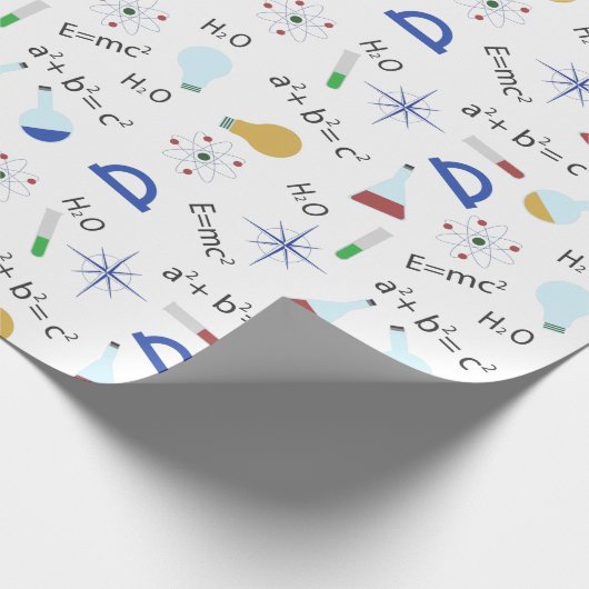 Wetenschapsliefhebber Cadeaupapier (Hoek)