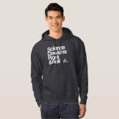 Wetenschapsluirots en -rol hoodie (Voorkant volledig)