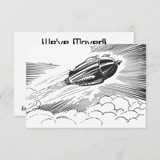  wetenschapsmakels, adreswijziging aankondiging (Voorkant / Achterkant)