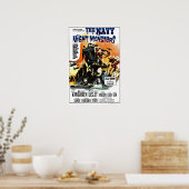 wetenschapsmarine vs. de nachtmonster poster (Keuken)