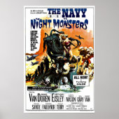wetenschapsmarine vs. de nachtmonster poster (Voorkant)