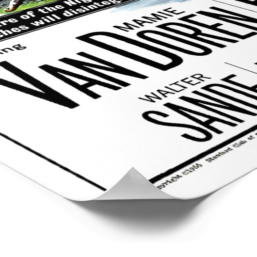 wetenschapsmarine vs. de nachtmonster poster (Hoek)