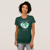 Wetenschapsmars shirt voor groene milieuactivisten (Voorkant volledig)