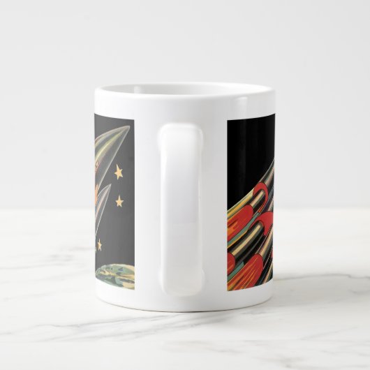 wetenschapsmaterij Scheepswerf door ruimtesterren Grote Koffiekop (Achterkant)