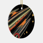  wetenschapsmaterij Scheepswerf door ruimtesterren Keramisch Ornament (Rechts)