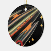  wetenschapsmaterij Scheepswerf door ruimtesterren Keramisch Ornament (Links)