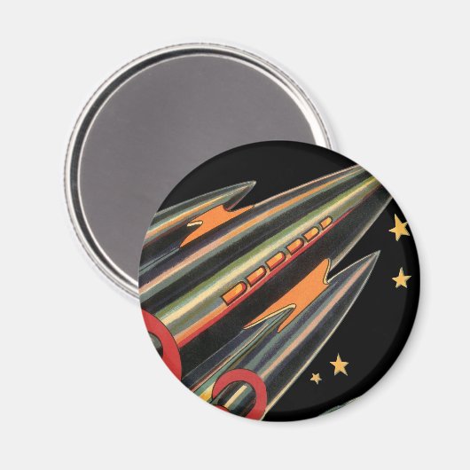  wetenschapsmaterij Scheepswerf door ruimtesterren Magneet (Voorkant / Achterkant)