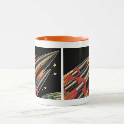 wetenschapsmaterij Scheepswerf door ruimtesterren Mok (Midden)