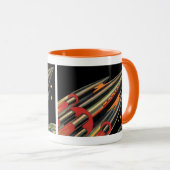 wetenschapsmaterij Scheepswerf door ruimtesterren Mok (Voorkant rechts)