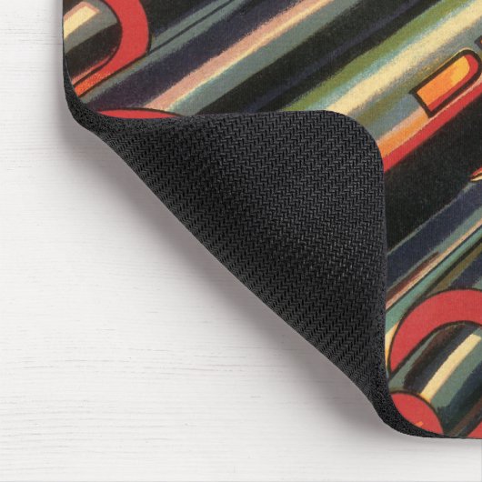  wetenschapsmaterij Scheepswerf door ruimtesterren Muismat (Hoek)