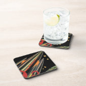 wetenschapsmaterij Scheepswerf door ruimtesterren Onderzetter (Rechterzijde)