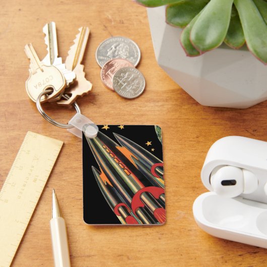  wetenschapsmaterij Scheepswerf door ruimtesterren Sleutelhanger (Bureau)