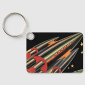  wetenschapsmaterij Scheepswerf door ruimtesterren Sleutelhanger (Achterkant)