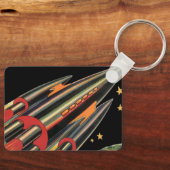  wetenschapsmaterij Scheepswerf door ruimtesterren Sleutelhanger (Voorkant)