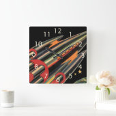  wetenschapsmaterij Scheepswerf door ruimtesterren Vierkante Klok (Huis)