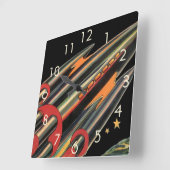  wetenschapsmaterij Scheepswerf door ruimtesterren Vierkante Klok (Hoek)