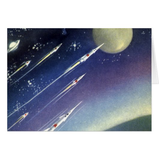  wetenschapsmatige raketten in de ruimte door Plan (Voorkant Horizontaal)