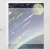  wetenschapsmatige raketten in de ruimte door Plan (Voorkant / Achterkant)