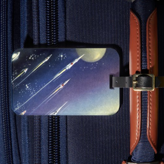  wetenschapsmatige raketten in de ruimte door Plan Bagagelabel (Voorkant Insitu 4)