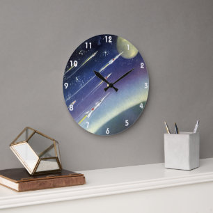 wetenschapsmatige raketten in de ruimte door Plan Grote Klok