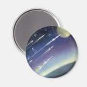 wetenschapsmatige raketten in de ruimte door Plan Magneet (Voorkant / Achterkant)