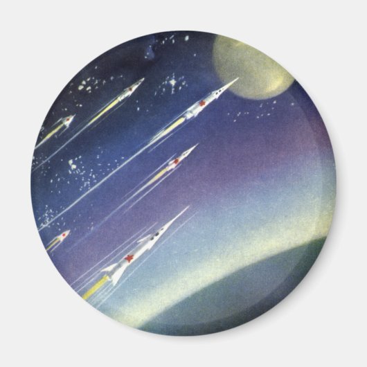 wetenschapsmatige raketten in de ruimte door Plan Magneet (Voorkant)