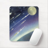 wetenschapsmatige raketten in de ruimte door Plan Muismat (Met muis)