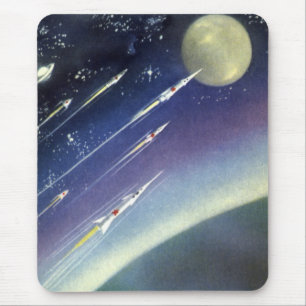 wetenschapsmatige raketten in de ruimte door Plan Muismat