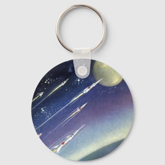  wetenschapsmatige raketten in de ruimte door Plan Sleutelhanger (Voorkant)