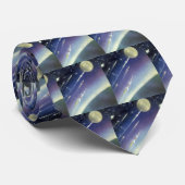 wetenschapsmatige raketten in de ruimte door Plan Stropdas (Opgerold)