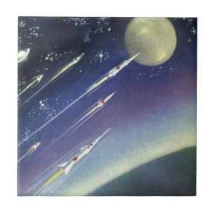  wetenschapsmatige raketten in de ruimte door Plan Tegeltje