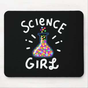 Wetenschapsmeisje scheikunde biologie student lera muismat