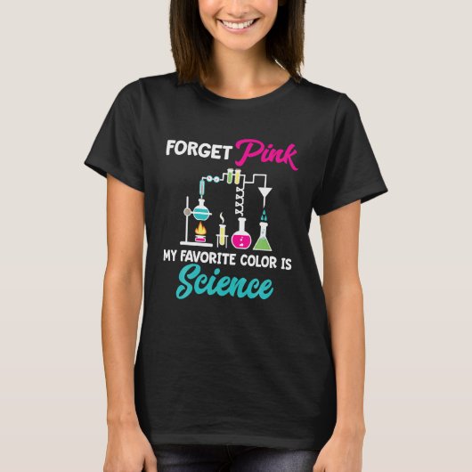 Wetenschapsmeisje STEM techniek Wetenschapper teru T-shirt (Voorkant)