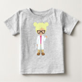 Wetenschapsmeisje, Wetenschapper, Schattig Meisje, (Voorkant)