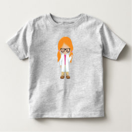 Wetenschapsmeisje, Wetenschapper, Schattig Meisje, Kinder Shirts