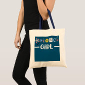 Wetenschapsmeisjes vrouwen in het Vrouw Wetenschap Tote Bag (Voorkant (product))