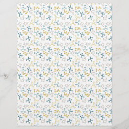 Wetenschapsmoleculen en microscopen blauw groenboe