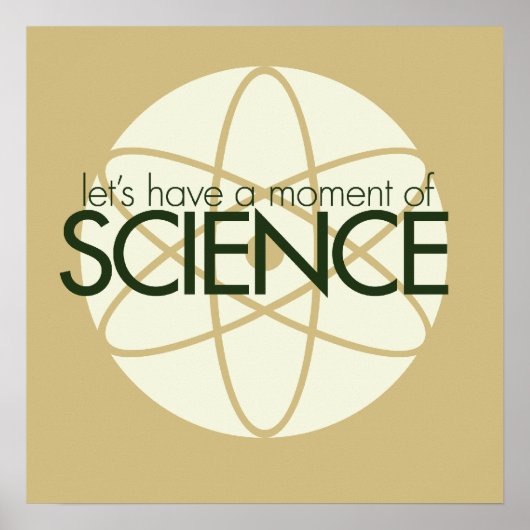 Wetenschapsmoment Poster (Voorkant)