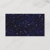 Wetenschapsnatuurkunde Ruimteuniverse monogram Visitekaartje (Achterkant)