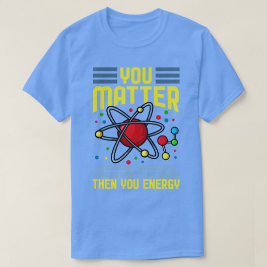 Wetenschapsnatuurkunde T-shirt (Design voorkant)
