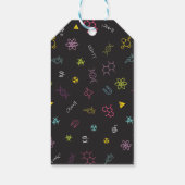 Wetenschapspartij voor Labels in roze Cadeaulabel (Achterkant)
