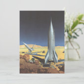  wetenschapspartijen met raketten (Staand voorkant)