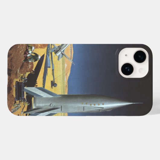 wetenschapspartijen met raketten Case-Mate iPhone case (Achterkant (horizontaal))
