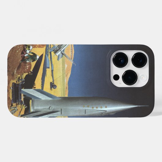  wetenschapspartijen met raketten Case-Mate iPhone case (Achterkant (horizontaal))