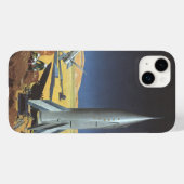  wetenschapspartijen met raketten Case-Mate iPhone case (Achterkant (horizontaal))