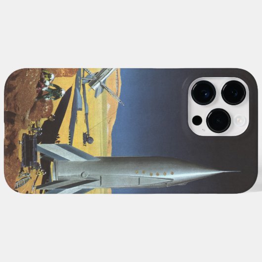  wetenschapspartijen met raketten Case-Mate iPhone case (Achterkant (horizontaal))