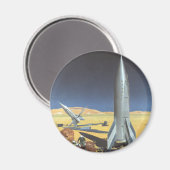 wetenschapspartijen met raketten magneet (Voorkant / Achterkant)