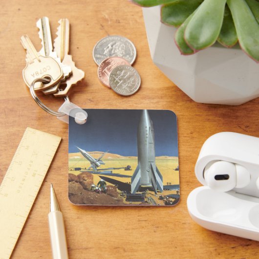  wetenschapspartijen met raketten sleutelhanger (Bureau)